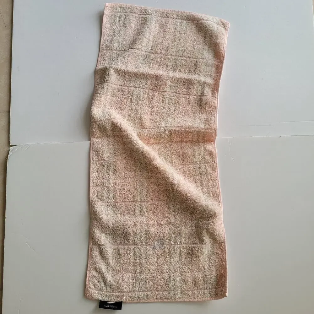 Vintage Burberry Authentic Hand Towels Lot Of 3 Pink Yellow Cotton Bundle‎